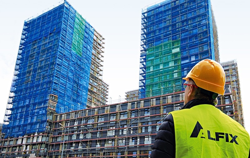 Positive Erfahrungen waren bei der Entscheidung für Gerüstsysteme von Alfix ausschlaggebend -News geruest.com KW 43