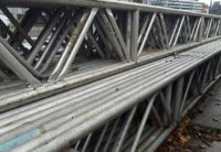Gitterträger 8,00m Alu systemfrei gebraucht