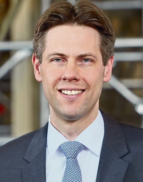 Wolf Christian Behrbohm Geschäftsführer Wilhelm Layher Gerüst zu den Aussichten im Gerüstbau 2018