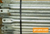 Rux Super 65 Rückengelänbder gebraucht für 204 qm Fassadengerüst