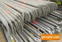 Layher Blitz 73 Rückengeländer gebraucht für 501 qm Fassadengerüst